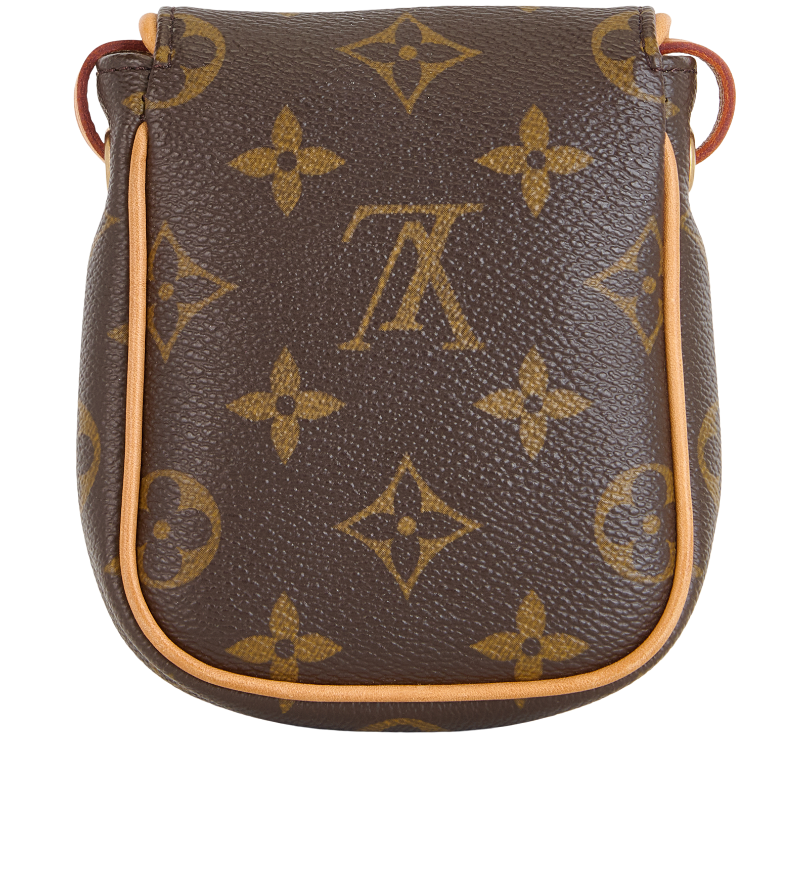 Pochette Cancun Crossbody, &pound;395, Handbags, Brown, Canvas, Back view